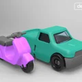 Mô hình đồ chơi lắp ráp Gro Scooter in 3D cho bé - Thumbnail 3