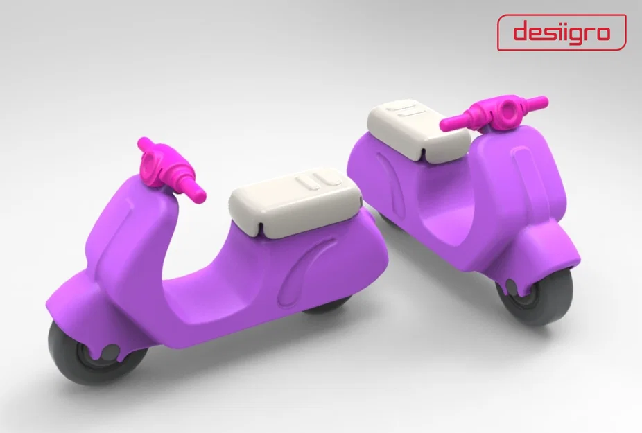 Mô hình đồ chơi lắp ráp Gro Scooter in 3D cho bé - Image 4