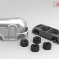 Mô hình đồ chơi lắp ráp Gro Airstream in 3D cực chất - Thumbnail 2