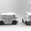 Mô hình đồ chơi lắp ráp Gro Airstream in 3D cực chất - Thumbnail 4