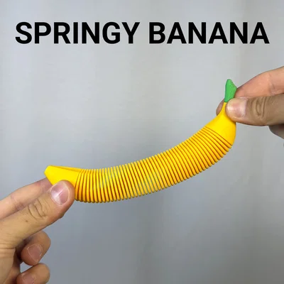 Trái Chuối Dẻo Lò Xo (Springy Flexi Banana)