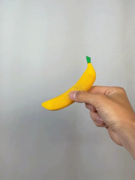 Trái Chuối Dẻo Lò Xo (Springy Flexi Banana) - Image 2
