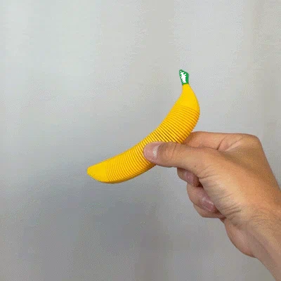 Trái Chuối Dẻo Lò Xo (Springy Flexi Banana)