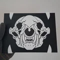 Tấm trang trí đầu lửng (Badger Skull Plate) - Thumbnail 1