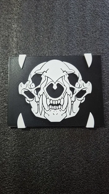 Tấm trang trí đầu lửng (Badger Skull Plate) - Image 4