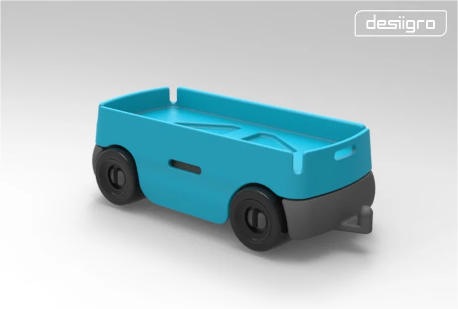 Mô hình rơ-moóc đồ chơi Gro Trailer 3D cho bé - Dễ dàng in ấn tại nhà - Image 1