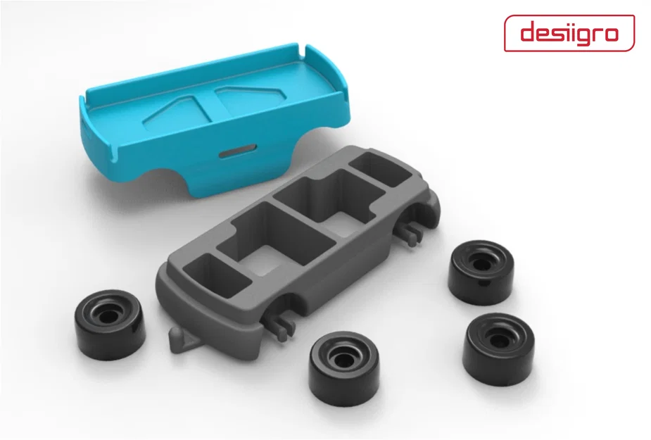Mô hình rơ-moóc đồ chơi Gro Trailer 3D cho bé - Dễ dàng in ấn tại nhà - Image 4