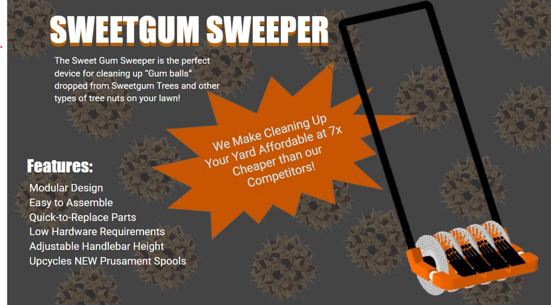 SweetGum Sweeper - Dụng cụ thu gom quả cây vườn nhà - Image 1