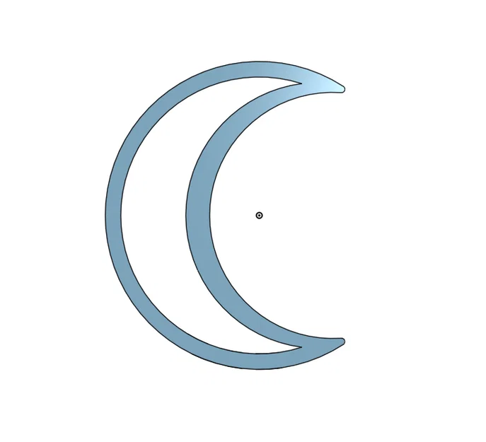 Mô hình chuông gió hình mặt trăng tự lắp ráp (Moon Wind Chime) - Image 2