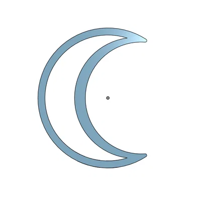 Mô hình chuông gió hình mặt trăng tự lắp ráp (Moon Wind Chime)