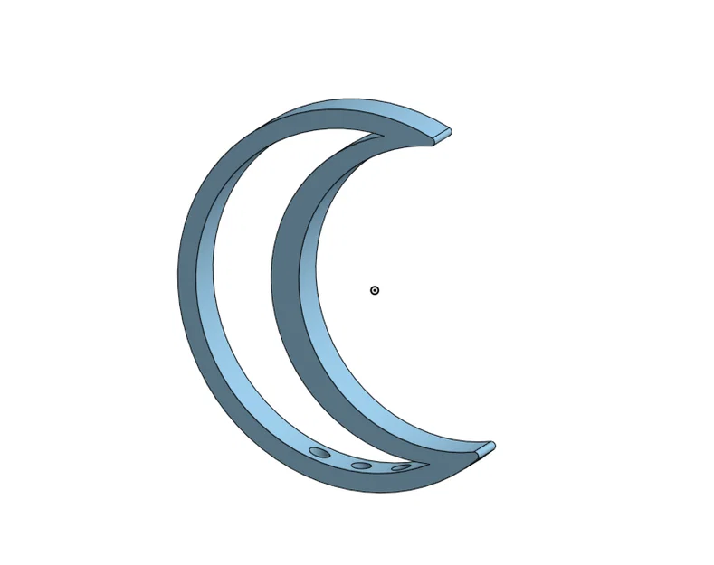 Mô hình chuông gió hình mặt trăng tự lắp ráp (Moon Wind Chime) - Image 3