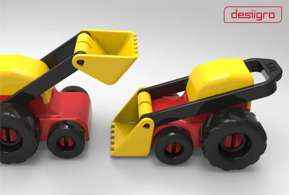 Bộ đồ chơi lắp ráp xe công trình Gro Lift in 3D cực sáng tạo - Image 3