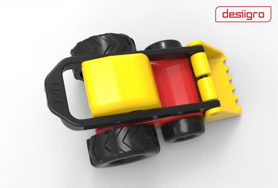 Bộ đồ chơi lắp ráp xe công trình Gro Lift in 3D cực sáng tạo - Image 4