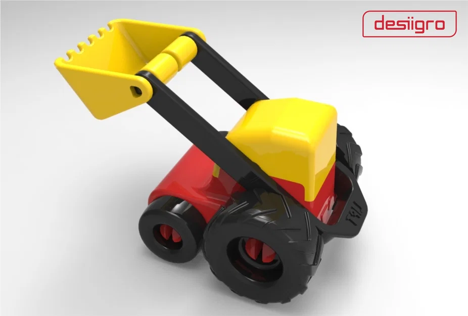 Bộ đồ chơi lắp ráp xe công trình Gro Lift in 3D cực sáng tạo - Image 5