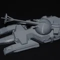 Mô hình xe tăng tấn công Star Wars RX-200 Falchion-class - Thumbnail 5