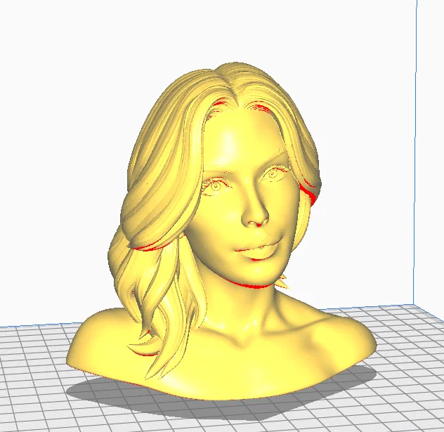Mô hình tượng bán thân người phụ nữ xinh đẹp in 3D - Image 2