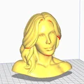 Mô hình tượng bán thân người phụ nữ xinh đẹp in 3D - Thumbnail 2