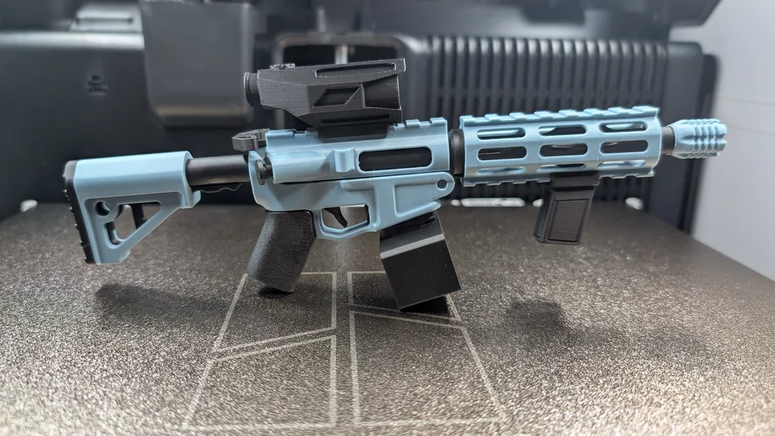 Bộ phụ kiện mở rộng cho mô hình súng 3D AR-15 / M4 (Group 2) - Image 2