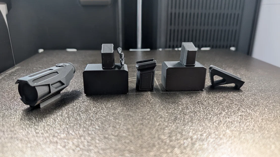 Bộ phụ kiện mở rộng cho mô hình súng 3D AR-15 / M4 (Group 2) - Image 3