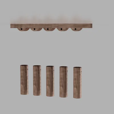 Mô hình chuông gió treo tường Vindspel v 1 - Tự in 3D nghệ thuật