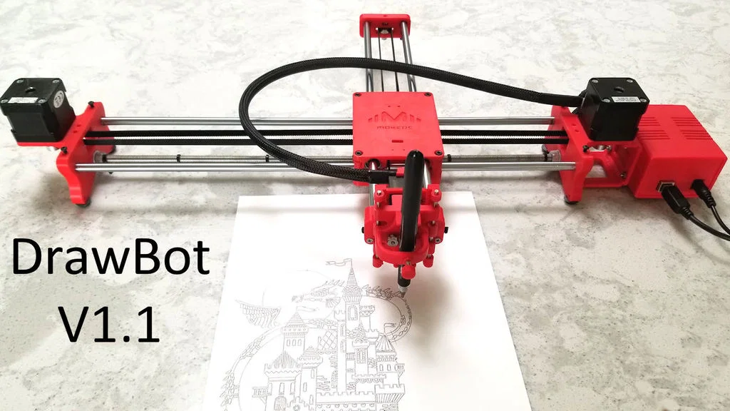 Drawing Robot - Arduino Uno + CNC Shield + GRBL - Image 1
