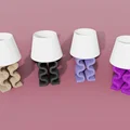 Đèn để bàn (Designer lamp) - Mẫu đèn trang trí in 3D hiện đại - Thumbnail 2