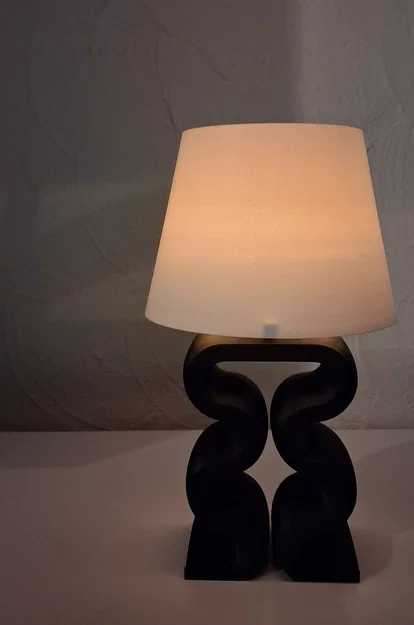 Đèn để bàn (Designer lamp) - Mẫu đèn trang trí in 3D hiện đại - Image 9