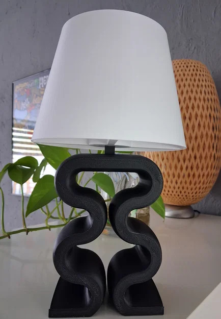 Đèn để bàn (Designer lamp) - Mẫu đèn trang trí in 3D hiện đại - Image 13