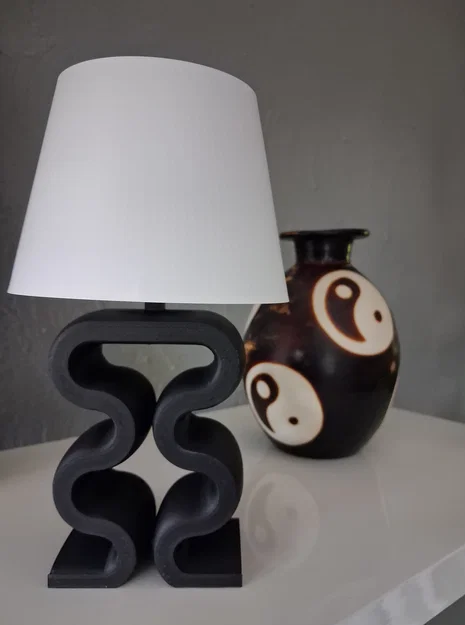 Đèn để bàn (Designer lamp) - Mẫu đèn trang trí in 3D hiện đại - Image 15