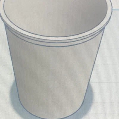 Mẫu in 3D ly uống nước đơn giản, tiện dụng cho gia đình