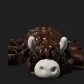 Mô hình chú bò Highland (Highland Cow) khớp nối 3D dễ thương - Thumbnail 1