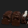 Mô hình chú bò Highland (Highland Cow) khớp nối 3D dễ thương - Thumbnail 2