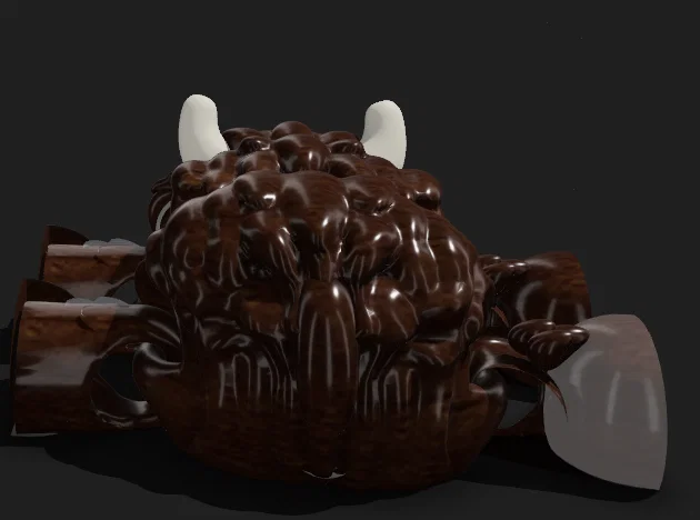 Mô hình chú bò Highland (Highland Cow) khớp nối 3D dễ thương - Image 4