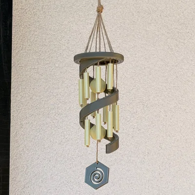 Wind Chime: Hướng dẫn in 3D chuông gió xoắn ốc trang trí sân vườn