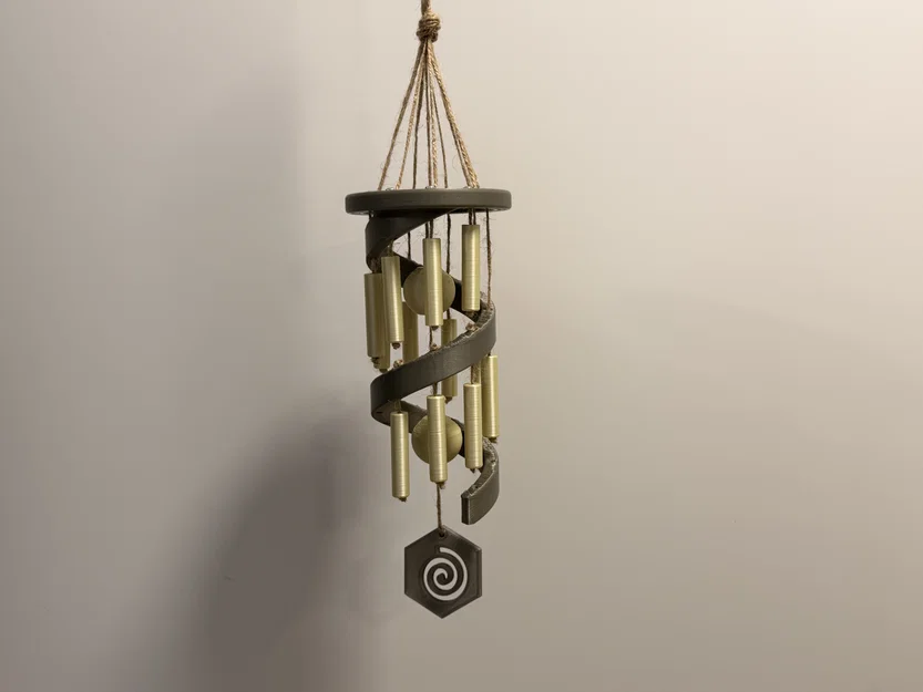 Wind Chime: Hướng dẫn in 3D chuông gió xoắn ốc trang trí sân vườn - Image 5