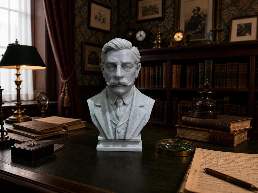Tượng bán thân Bác sĩ James (John H.) Watson - Image 1