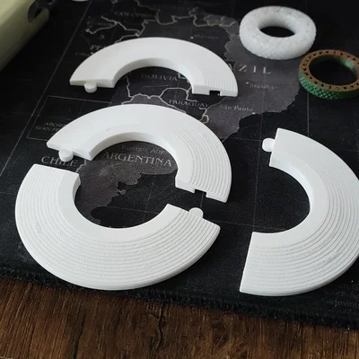 (Parametric) Nắp che ống / Mặt bích / Rosette / Ốp trang trí