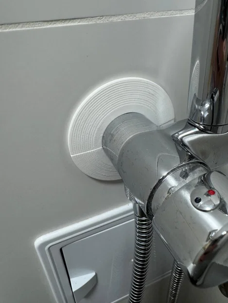 (Parametric) Nắp che ống / Mặt bích / Rosette / Ốp trang trí - Image 3