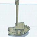 Mô hình thuyền Benchy biến tấu với ống khói siêu dài độc đáo - Thumbnail 1
