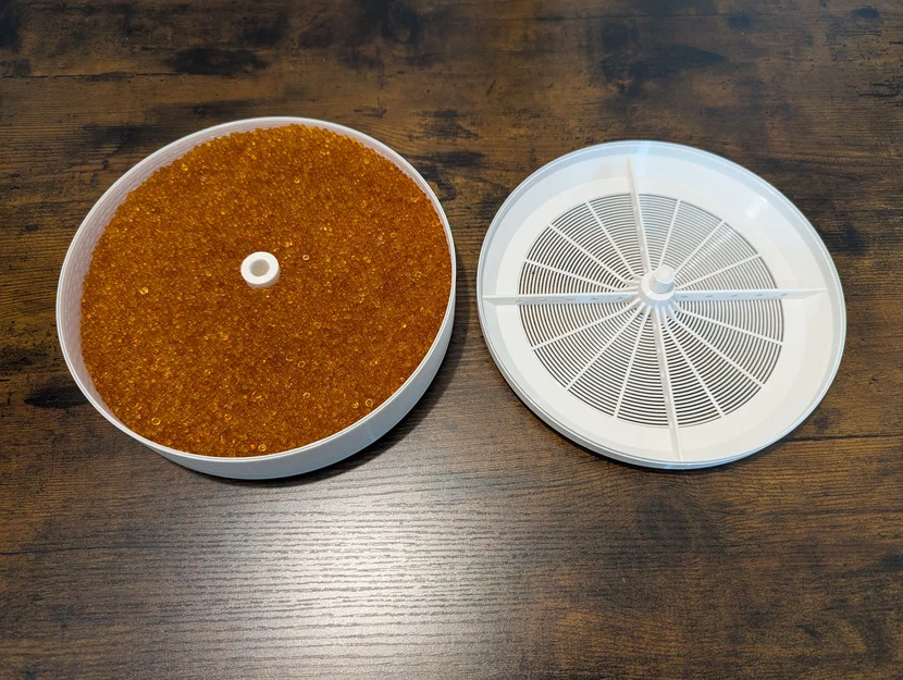 Hũ đựng hạt hút ẩm Silica - Kích thước bằng cuộn nhựa - Image 2