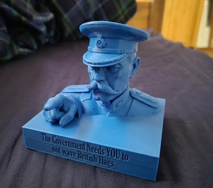 Mô hình Lord Kitchener 3D châm biếm - Tùy chỉnh thông điệp độc đáo - Image 1