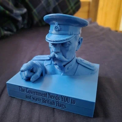 Mô hình Lord Kitchener 3D châm biếm - Tùy chỉnh thông điệp độc đáo