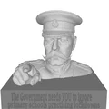 Mô hình Lord Kitchener 3D châm biếm - Tùy chỉnh thông điệp độc đáo - Thumbnail 2