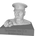 Mô hình Lord Kitchener 3D châm biếm - Tùy chỉnh thông điệp độc đáo - Thumbnail 3
