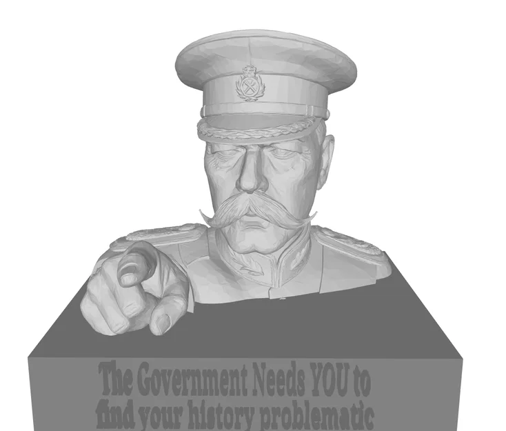 Mô hình Lord Kitchener 3D châm biếm - Tùy chỉnh thông điệp độc đáo - Image 4