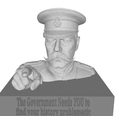 Mô hình Lord Kitchener 3D châm biếm - Tùy chỉnh thông điệp độc đáo