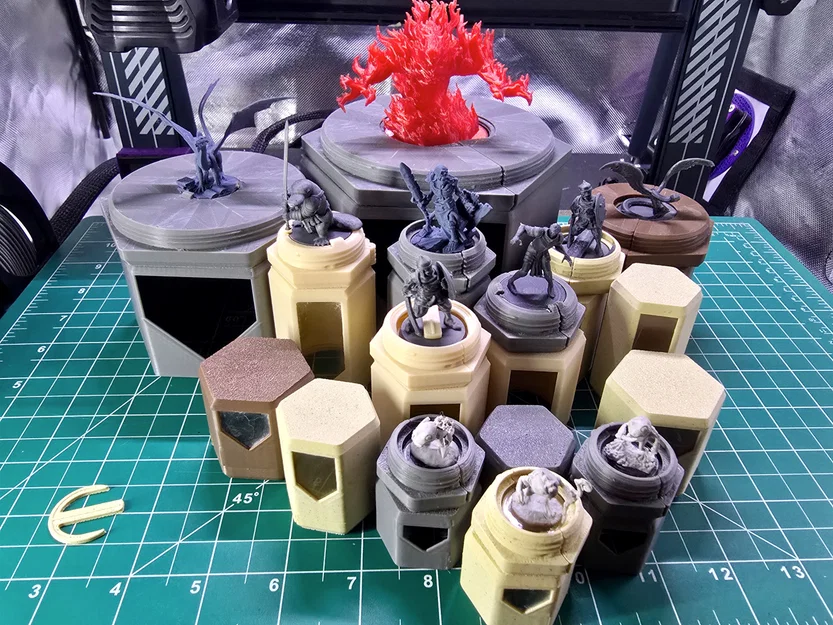 HexiVault Parametric Mini Case - Hộp Đựng Mini D&D Tùy Chỉnh - Image 1