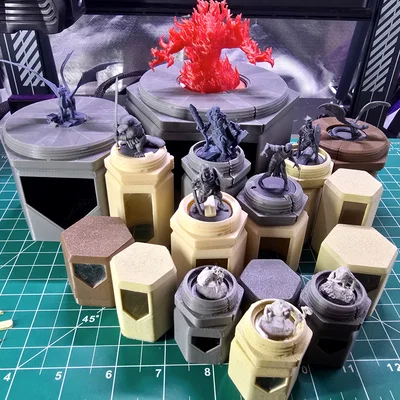HexiVault Parametric Mini Case - Hộp Đựng Mini D&D Tùy Chỉnh