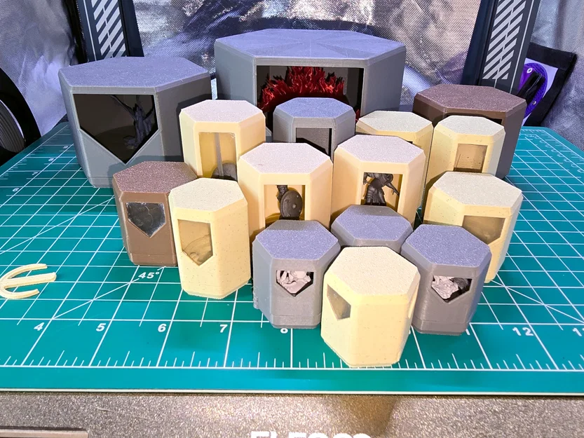 HexiVault Parametric Mini Case - Hộp Đựng Mini D&D Tùy Chỉnh - Image 2
