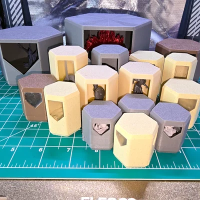 HexiVault Parametric Mini Case - Hộp Đựng Mini D&D Tùy Chỉnh